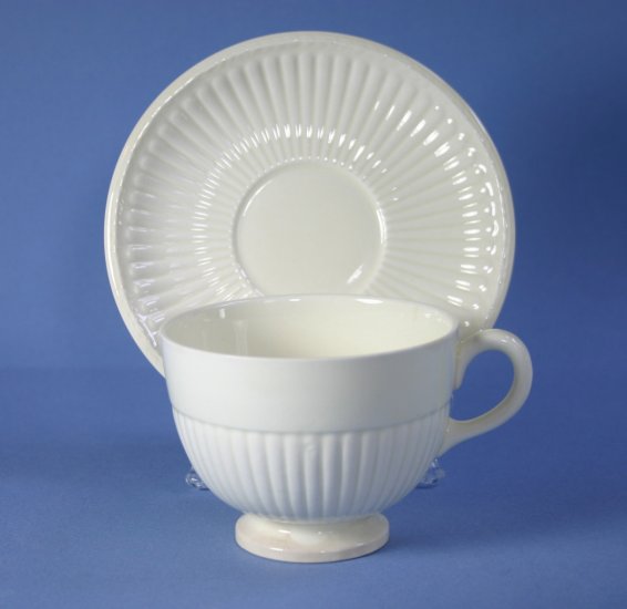 Wedgwood Edme Footed Cup & Saucer Set