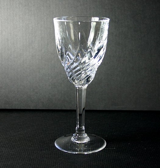 Val St Lambert Prince-Eveque Torsade 6" White Wine Glass