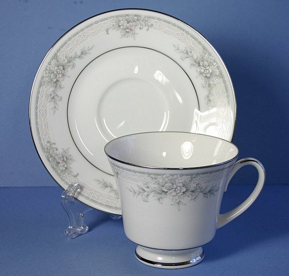 Noritake Sweet Leilani Footed Cup and Saucer