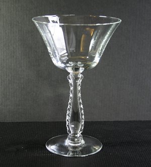 Fostoria Silver Flutes 6" Champagne/Tall Sherbet