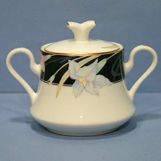 Mikasa Charisma Black Sugar Bowl & Lid