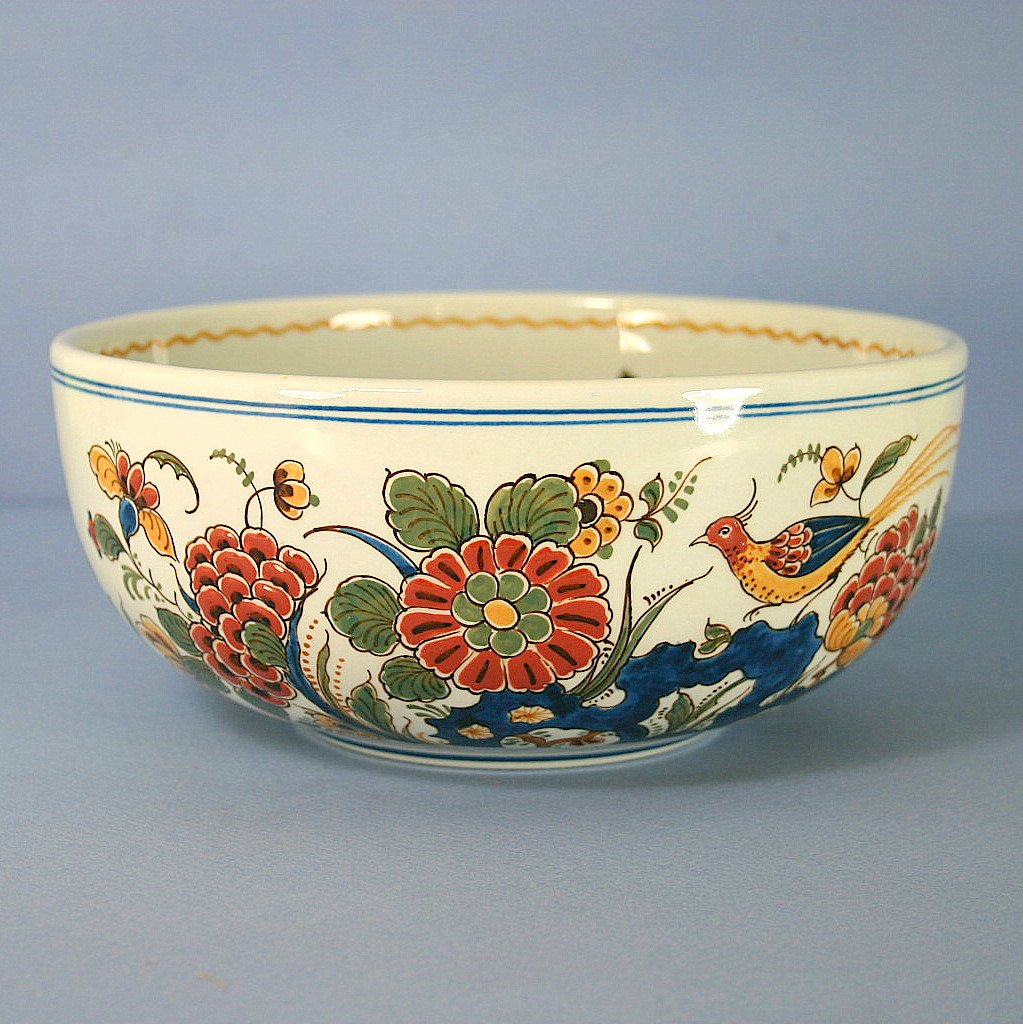 Royal Delft, De Porceleyne Fles Polychrome 7.5" Bowl
