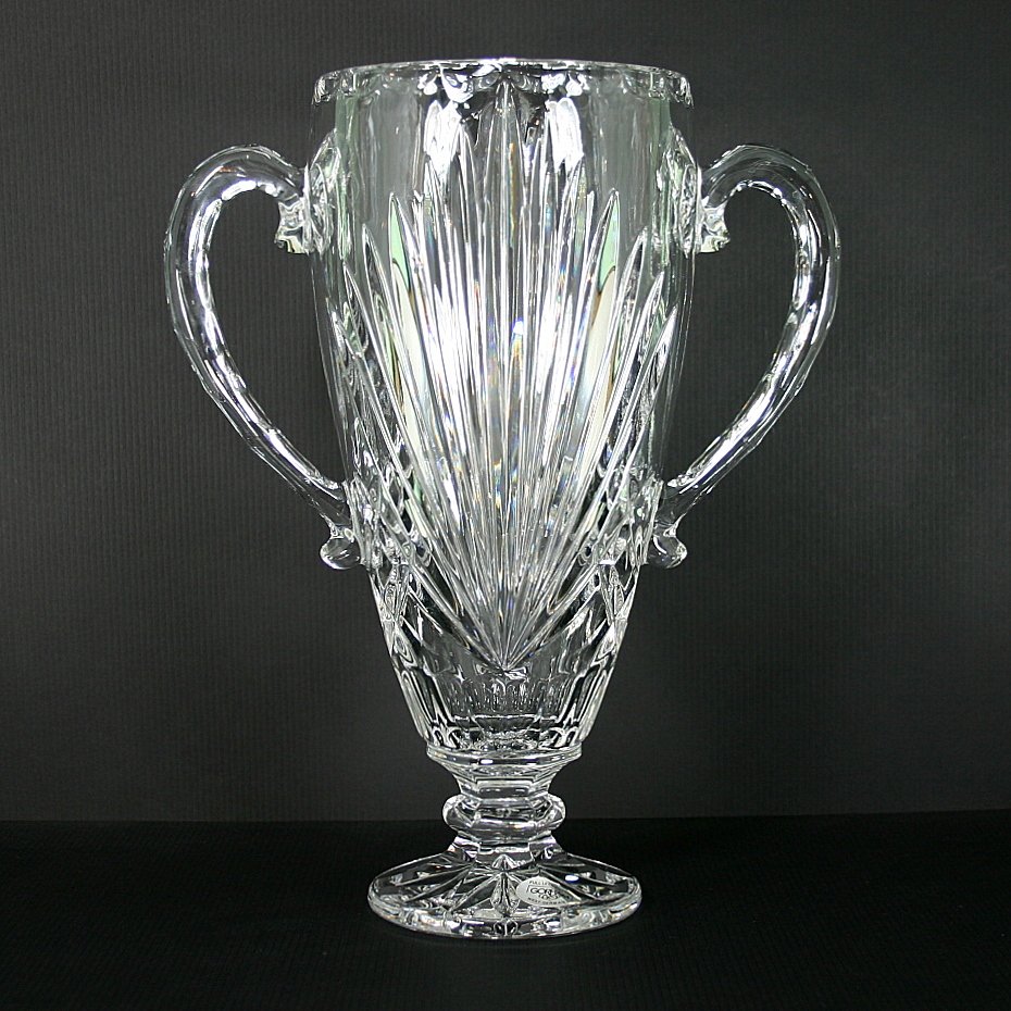 Gorham Cherrywood Clear Handled Vase