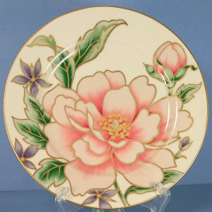 Fitz and Floyd Palace Peony Salad Plate