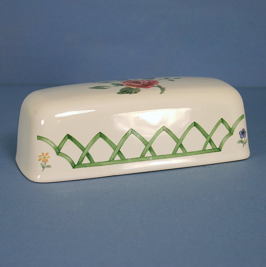 Pfaltzgraff Garden Trellis 1/4 Lb Covered Butter - Lid Only