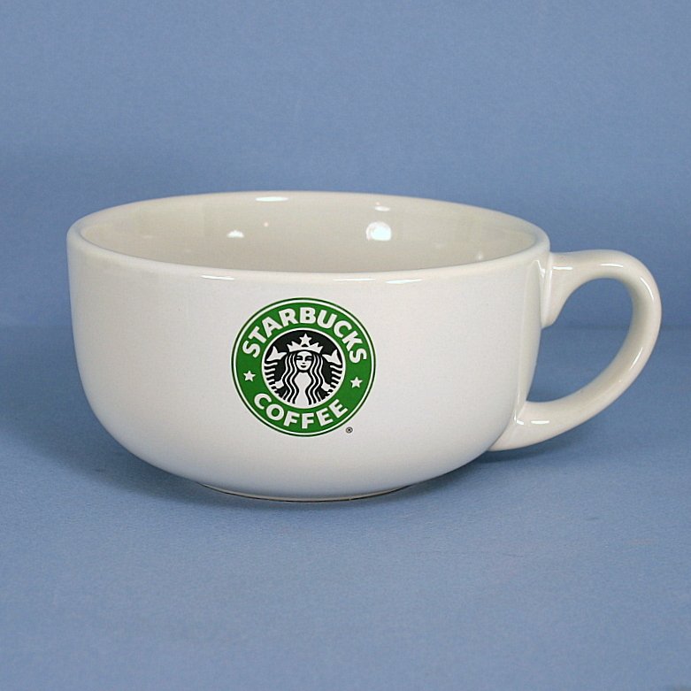 Starbucks Oversize Coffee Mug Mermaid Siren Logo Soup Bowl 18 Oz