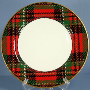 Fitz and Floyd Country Plaid Salad Plate
