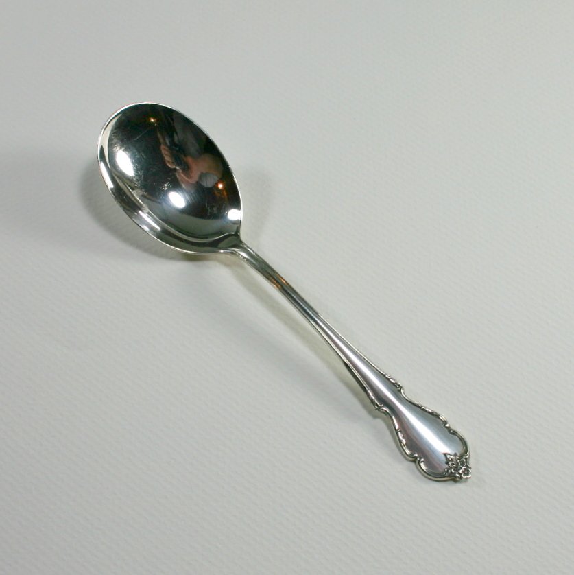 International Silver Breton Rose Sterling Sugar Spoon