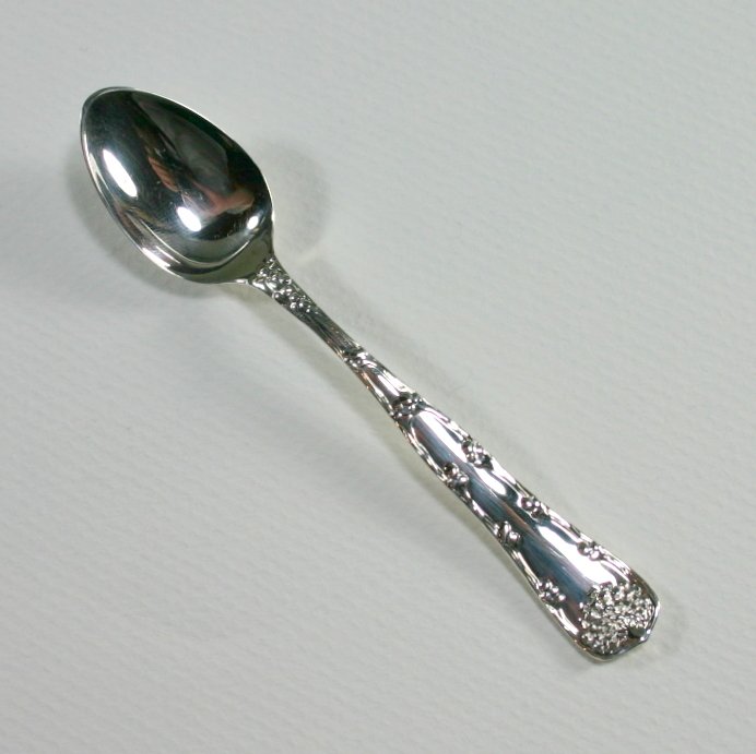 Tiffany & Co. Wave Edge Sterling Demitasse Spoon