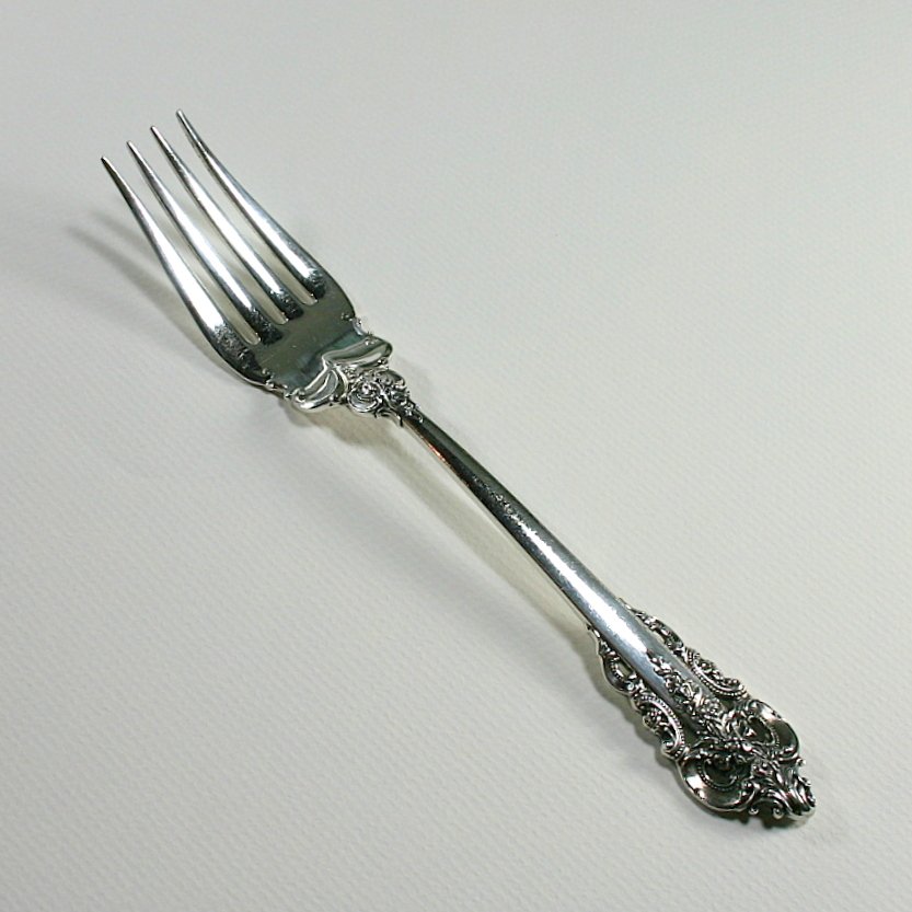 Wallace Grande Baroque Sterling Cold Meat Fork