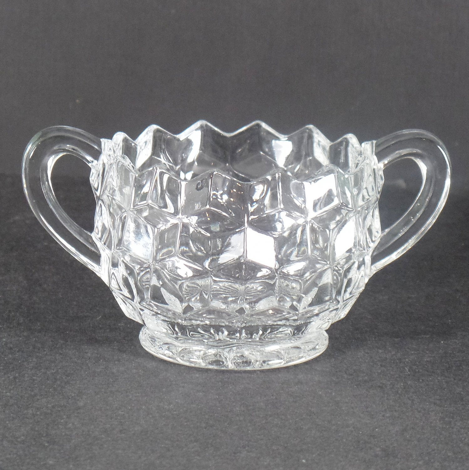 Fostoria American Clear Open Sugar