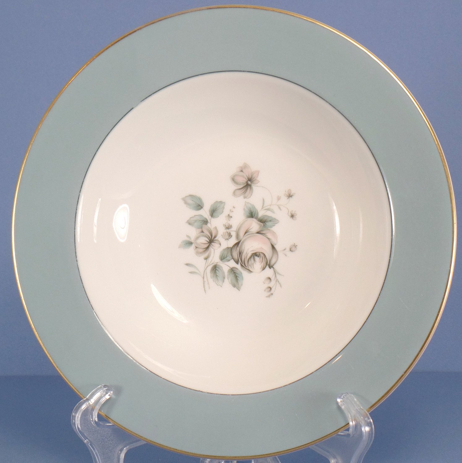 Royal Doulton Rose Elegans Rim Soup Bowl