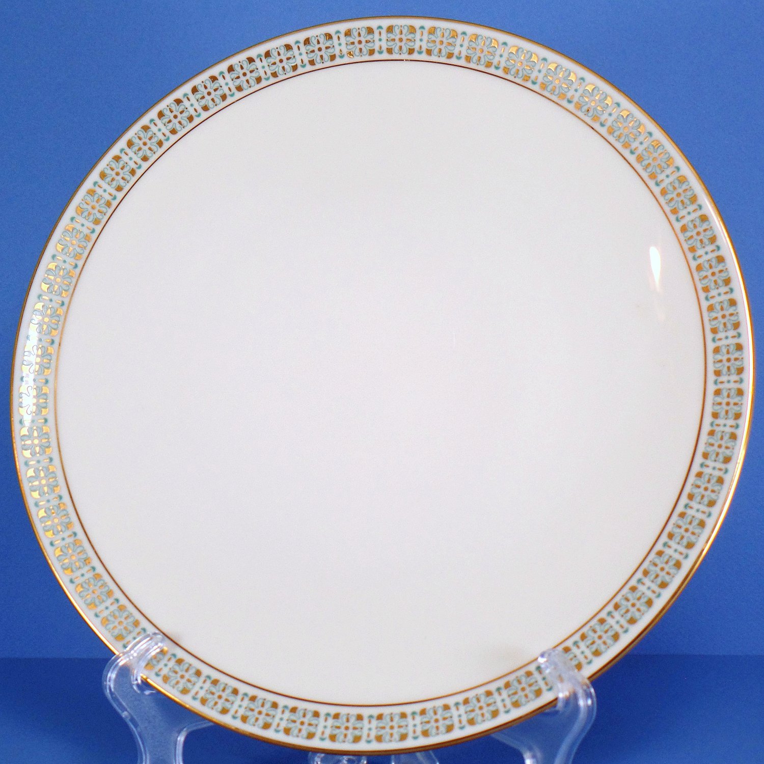 Lenox Rhythm (Turquoise & Gold) Dinner Plate
