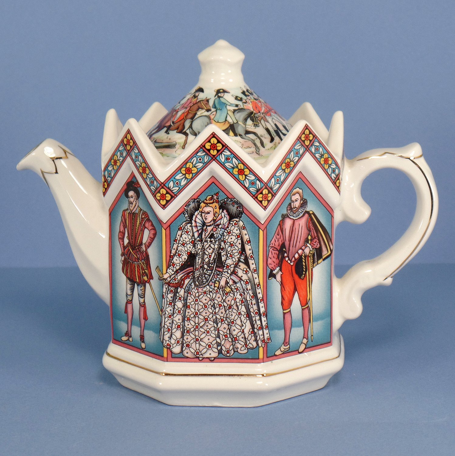 Sadler Teapot & Lid Elizabeth I Queen Of England No Box