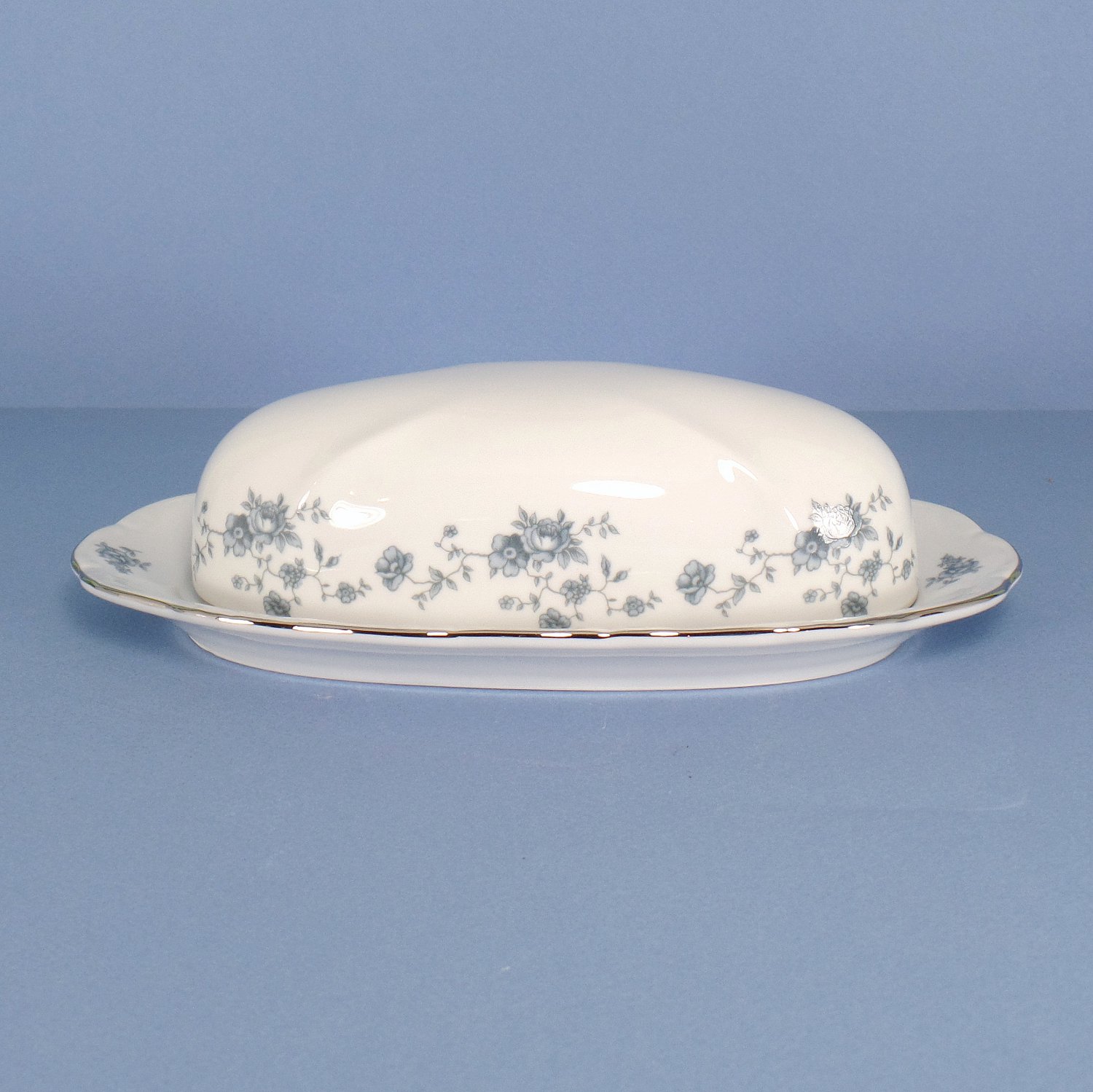 Johann Haviland Blue Garland (Traditions) 1/4 Lb Covered Butter