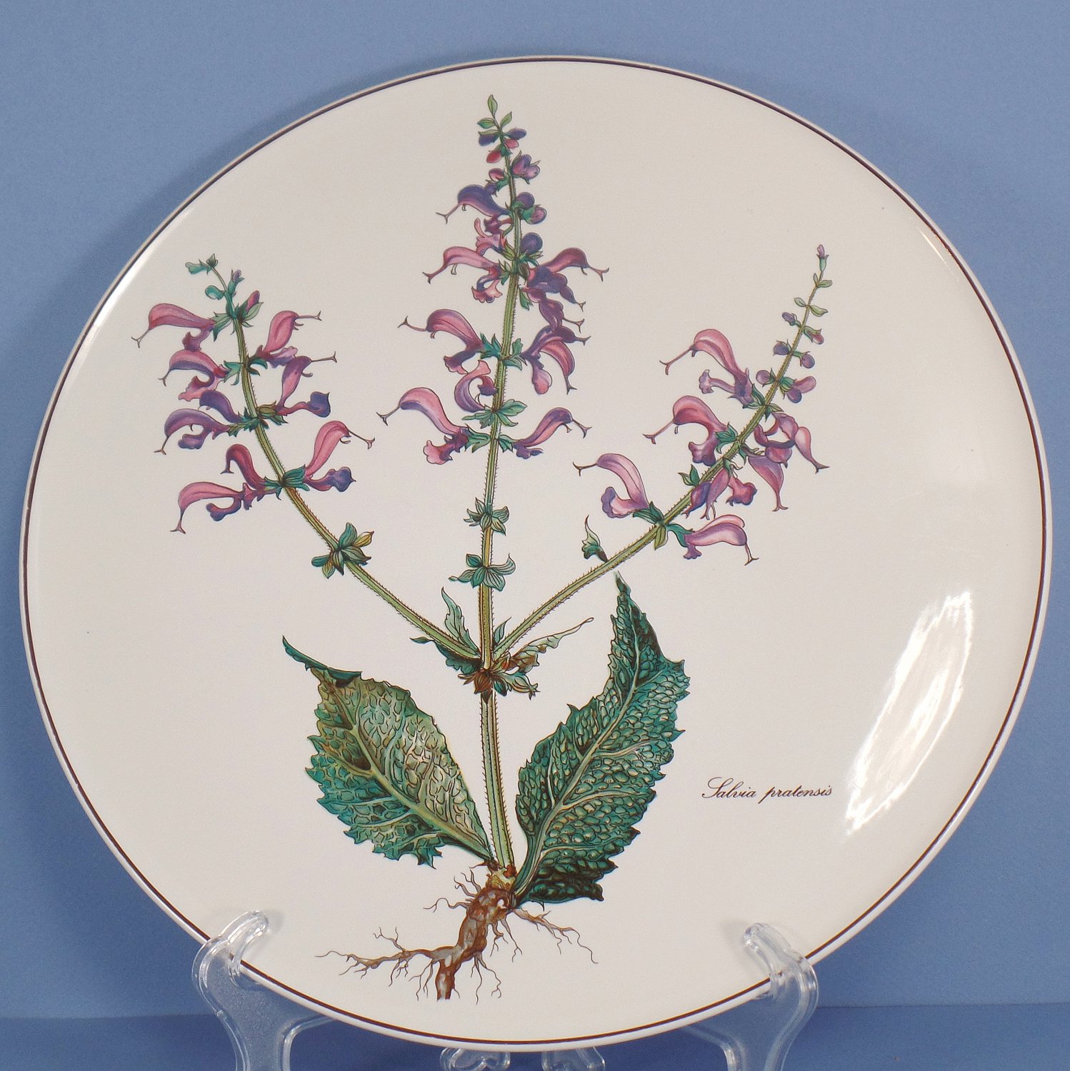 Villeroy & Boch Botanica Cake Plate - Salvia Pratensis