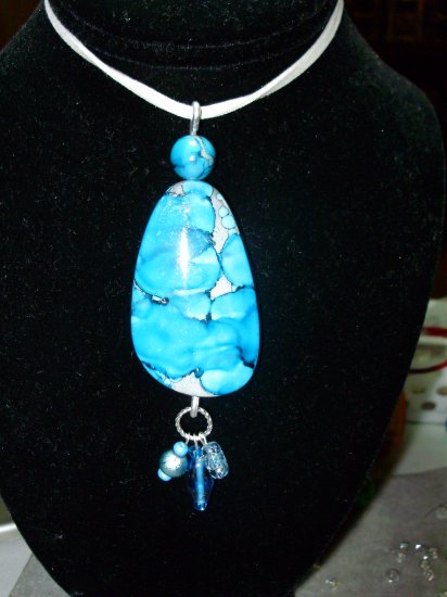 blue pendant