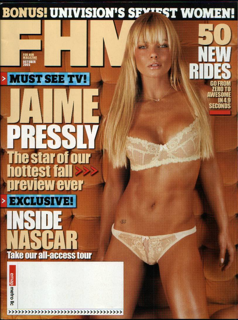 FHM MAGAZINE JAIME PRESSLY OCTOBER