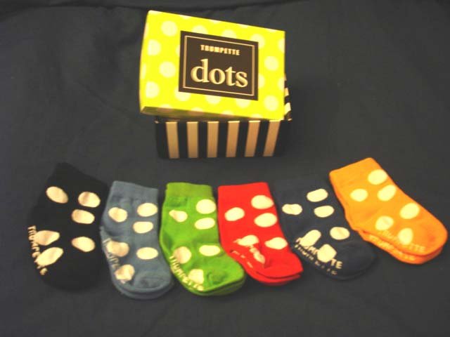 Trumpette Baby Soc.ks - Polka Dots Boy Baby shower gift