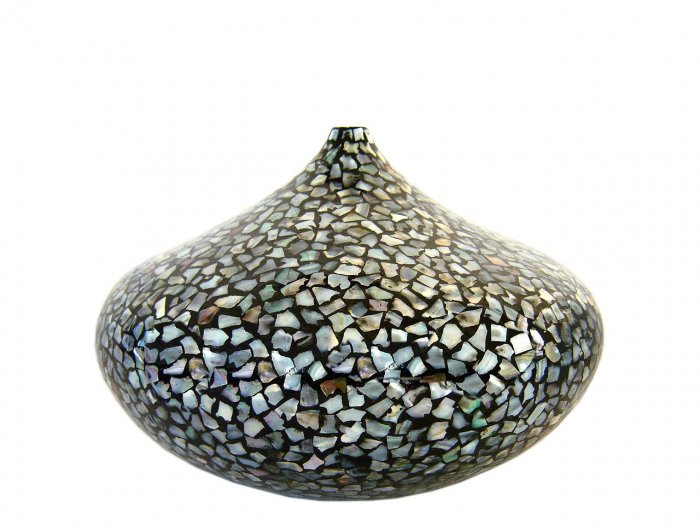 Mother of Pearl inlaid Vase