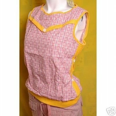 NEW RETRO JAPAN INDIE 60S SPACE AGE CUT TOP FREE WORLDWIDE SHIPPING
