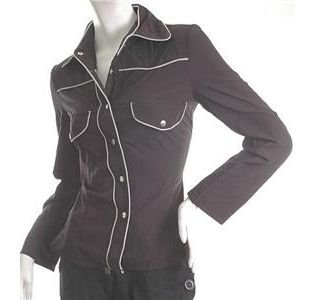 NEW INDIE PUNK WESTERN GOTH TOP FREE WORLDWIDE SHIP