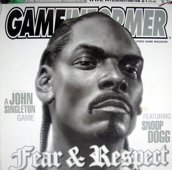 GameInformer Snoop Dog Cover Page