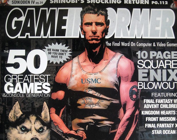 GameInformer Dead To Rights 2 Cover