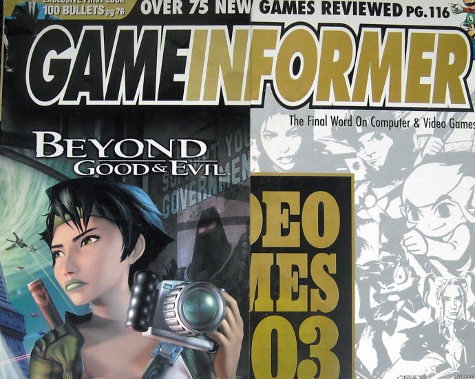 GameInformer 2003 Games In Review Cover