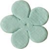 Bazzill Paper Flowers 1" Bloom- Aqua