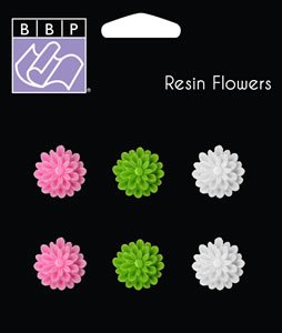 Bazzill Basics Jaybird Street Collection resin flowers (NEW RELEASE)
