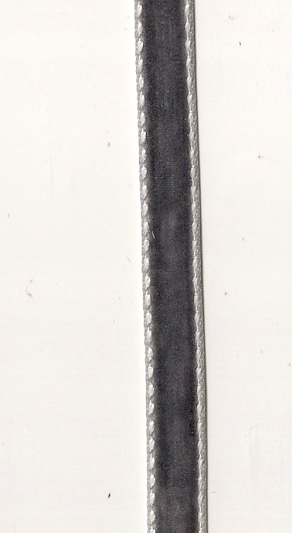 Maya Road Double Stitched 3/8" slate velvet ribbon