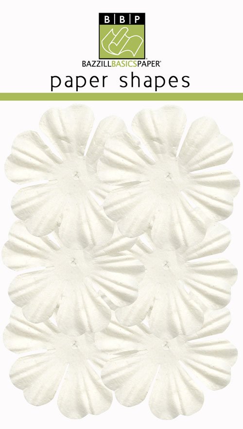 Bazzill Paper Flowers 1.75" -primula natural