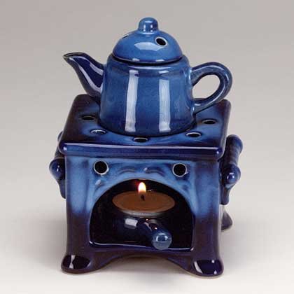 Country Kitchen Oil Warmer Set