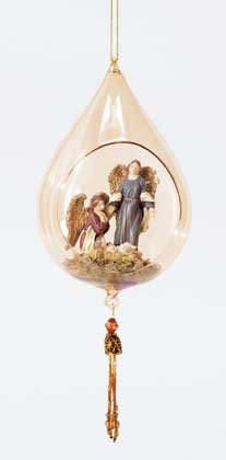 Glass Angel christmas Ornament