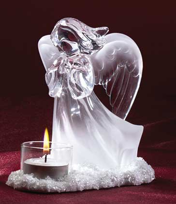 Devout Angel Candle Holder
