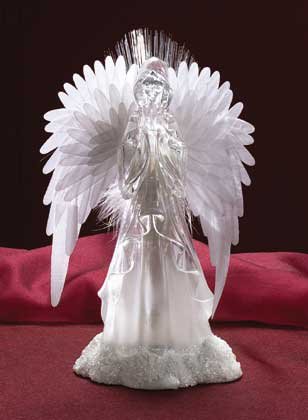 Fiber Optic Praying Angel