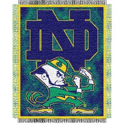 Notre Dame Fighting Irish Triple Woven Jacquard NCAA Throw by Northwest MSRP $40.00