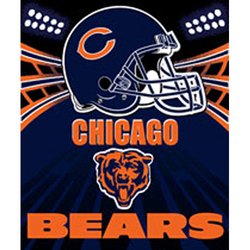 Chicago Bears Fleece NFL Blanket by Northwest MSRP $20.00