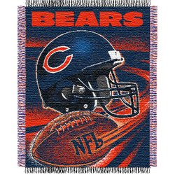Chicago Bears Triple Woven Jacquard NFL Throw by Northwest MSRP $40.00