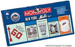 New York Mets Team Collector's Edition Monopoly MSRP $36.00