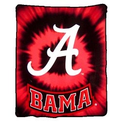 Alabama Crimson Tide Royal Plush Raschel NCAA Blanket by Northwest MSRP $50.00