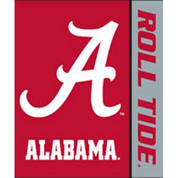 Alabama Crimson Tide Royal Plush Raschel NCAA Blanket by Northwest MSRP $40.00