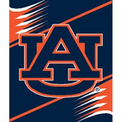 Auburn Tigers Royal Plush Raschel NCAA Blanket by Northwest MSRP $40.00