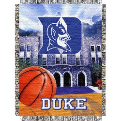 Duke Blue Devils Woven Tapestry NCAA Throw by Northwest MSRP $40.00