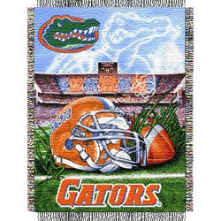 Florida Gators Woven Tapestry NCAA Throw by Northwest MSRP $40.00