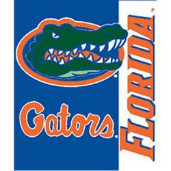 Florida Gators Royal Plush Raschel NCAA Blanket by Northwest MSRP $40.00