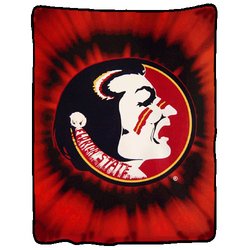 Florida State Seminoles Royal Plush Raschel NCAA Blanket by Northwest MSRP $40.00