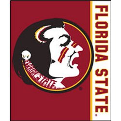 Florida State Seminoles Royal Plush Raschel NCAA Blanket by Northwest MSRP $40.00