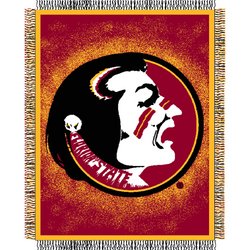 Florida State Seminoles Triple Woven Jacquard NCAA Throw by Northwest MSRP $40.00